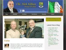 Tablet Screenshot of nickkillian.ie